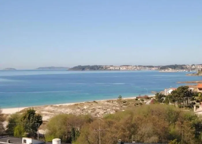 In Sanxenxo With Sea View & Pool